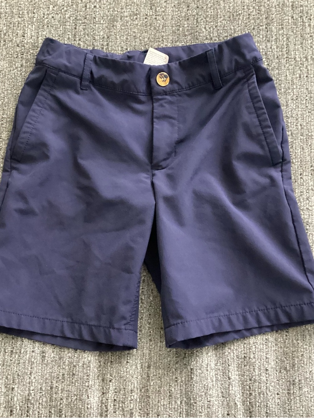 all in motion Navy Flat Front Kids Shorts